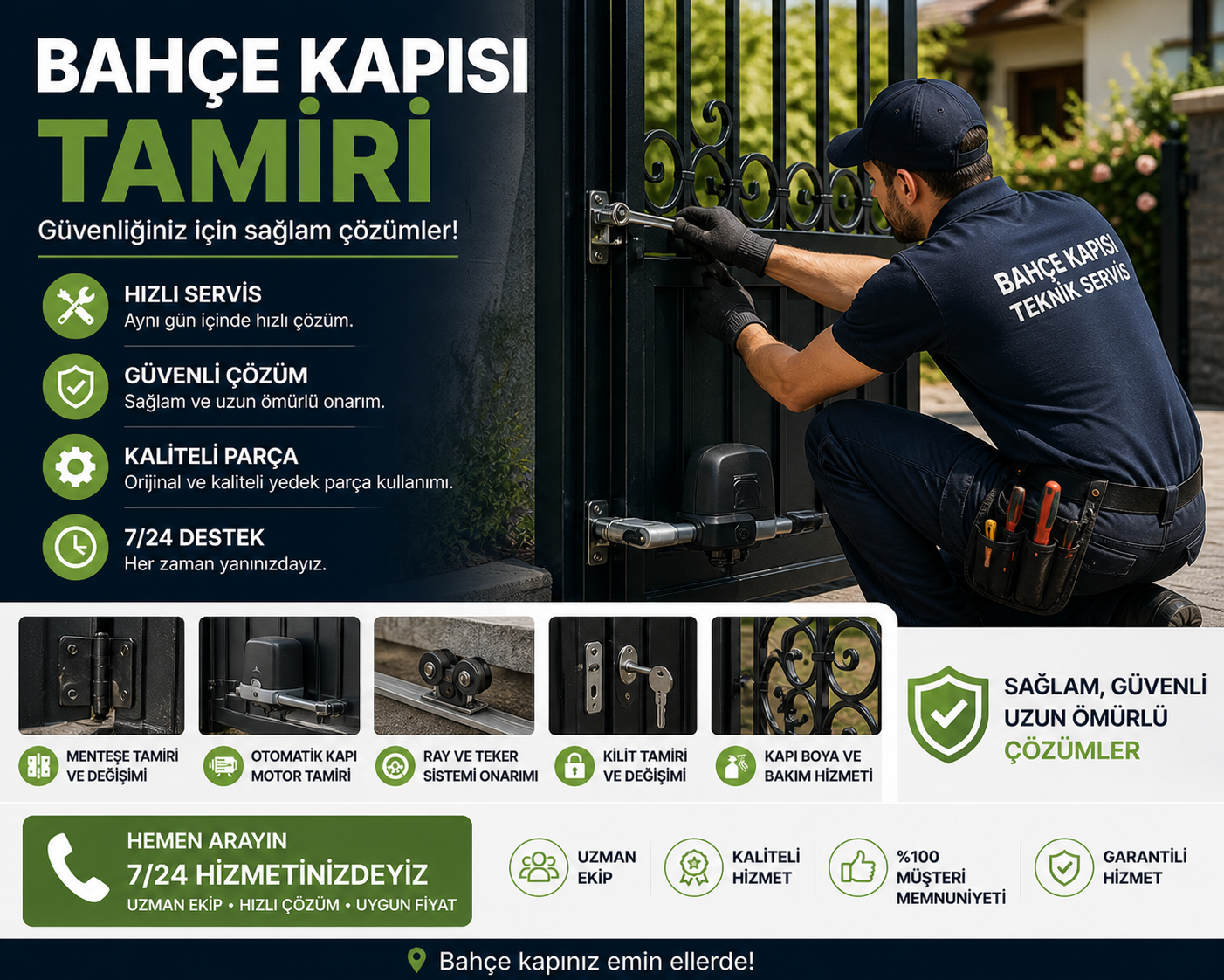 Bahce kapisi tamiri